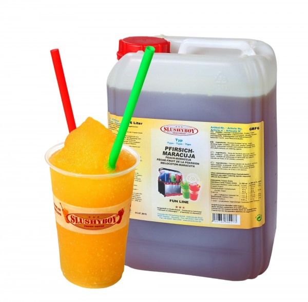Zutaten für Slush Eis - 100 Portionen