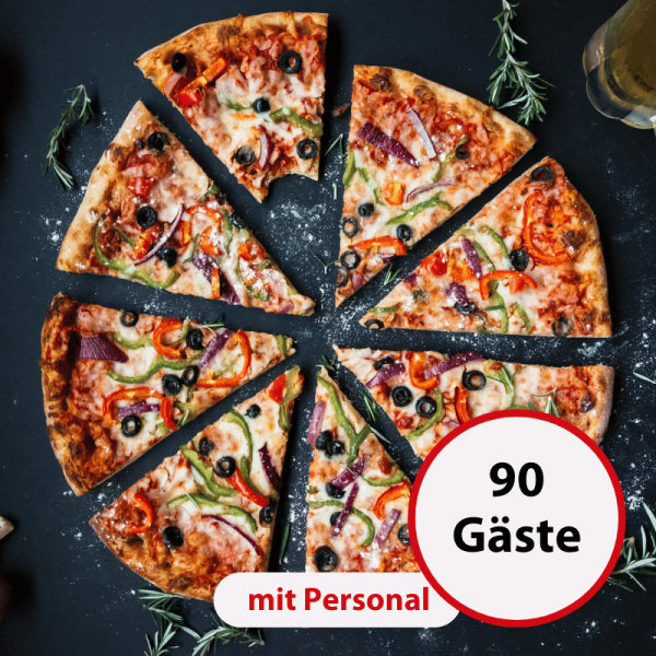 Pizza Catering, 90 Personen - mit Personal