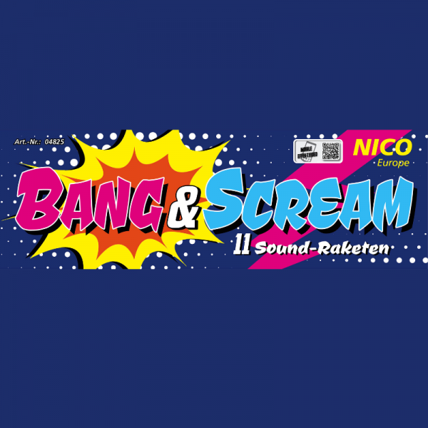 Raketenfeuerwerk Bang & Scream