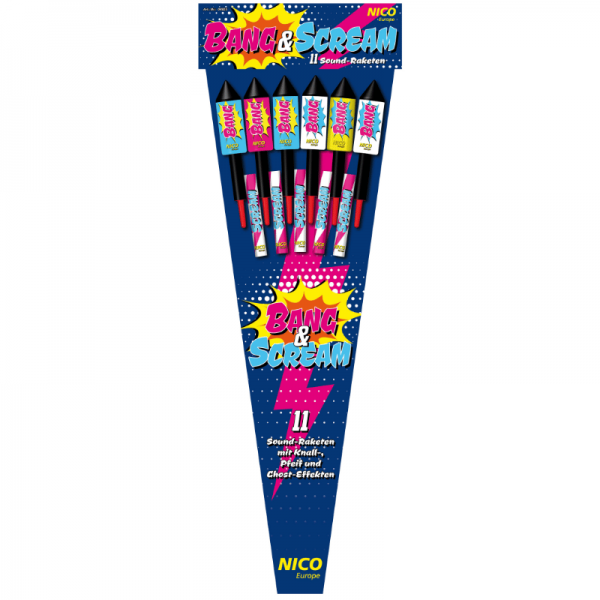 Raketenfeuerwerk Bang & Scream