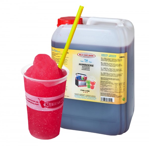 Zutaten für Slush Eis - 100 Portionen
