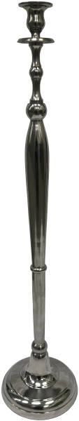 Silberleuchter 1-armig, Höhe 80cm
