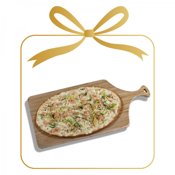 Flammkuchen Lachs & Lauch (10 Stk.)