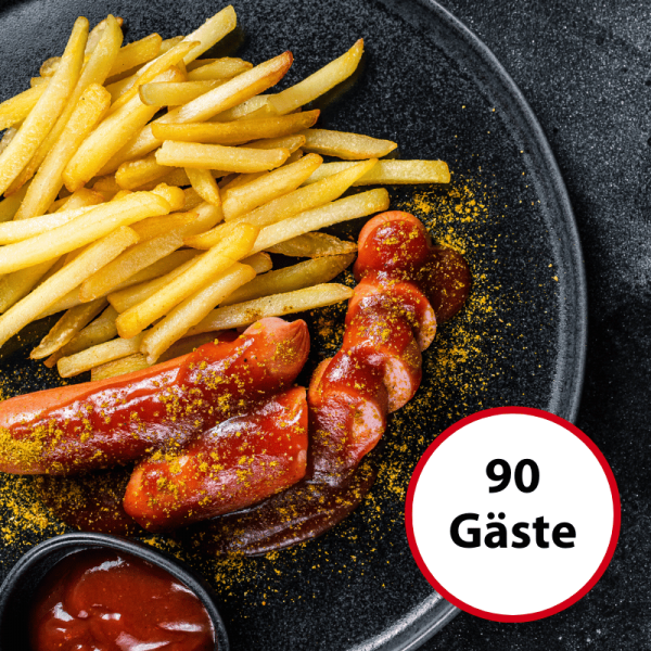 Currywurst Catering, 90 Personen