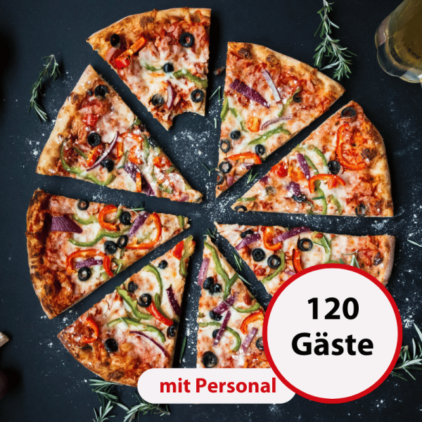 Pizza Catering, 120 Personen - mit Personal