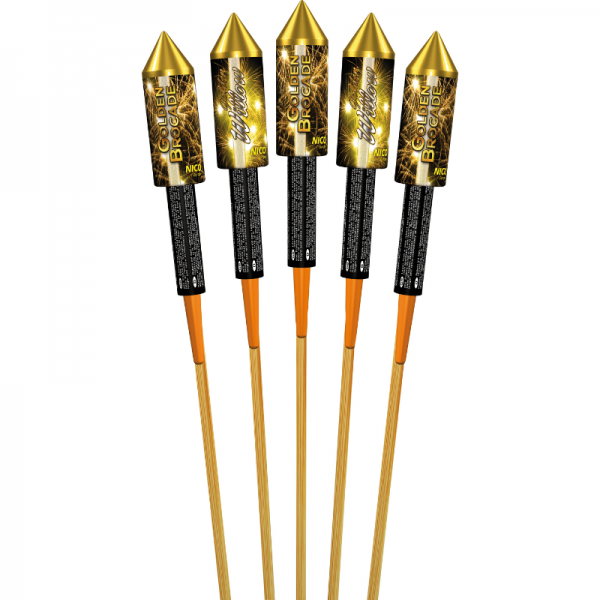 Raketenfeuerwerk Simply Gold