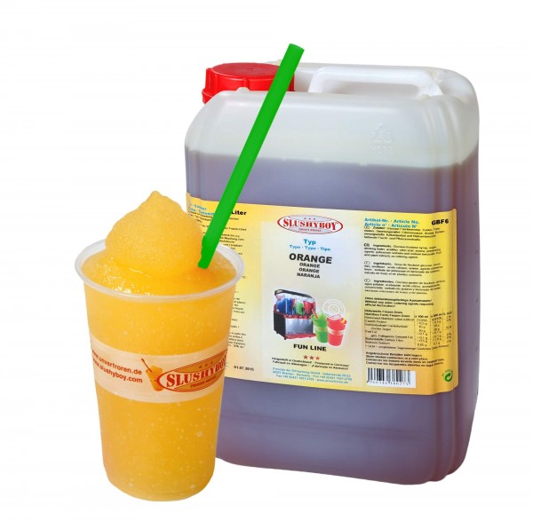 Zutaten für Slush Eis - 100 Portionen